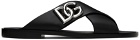 Dolce&Gabbana Black DG Light Sandals