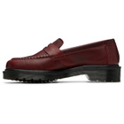 Dr. Martens Burgundy Delapre 'Made In England' Classic Loafers