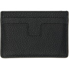 TOM FORD Black Grain Leather Classic Card Holder