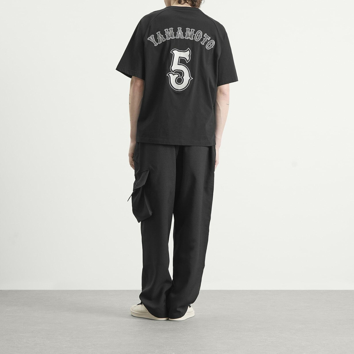 Y-3 Men's Elite 5 Short Sleeve T-Shirt in Black Y-3