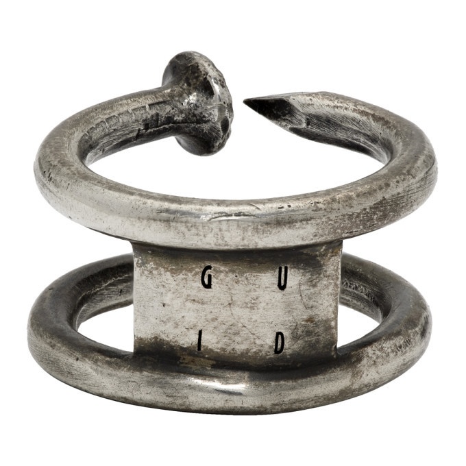 Photo: Guidi Silver Nail Double Ring