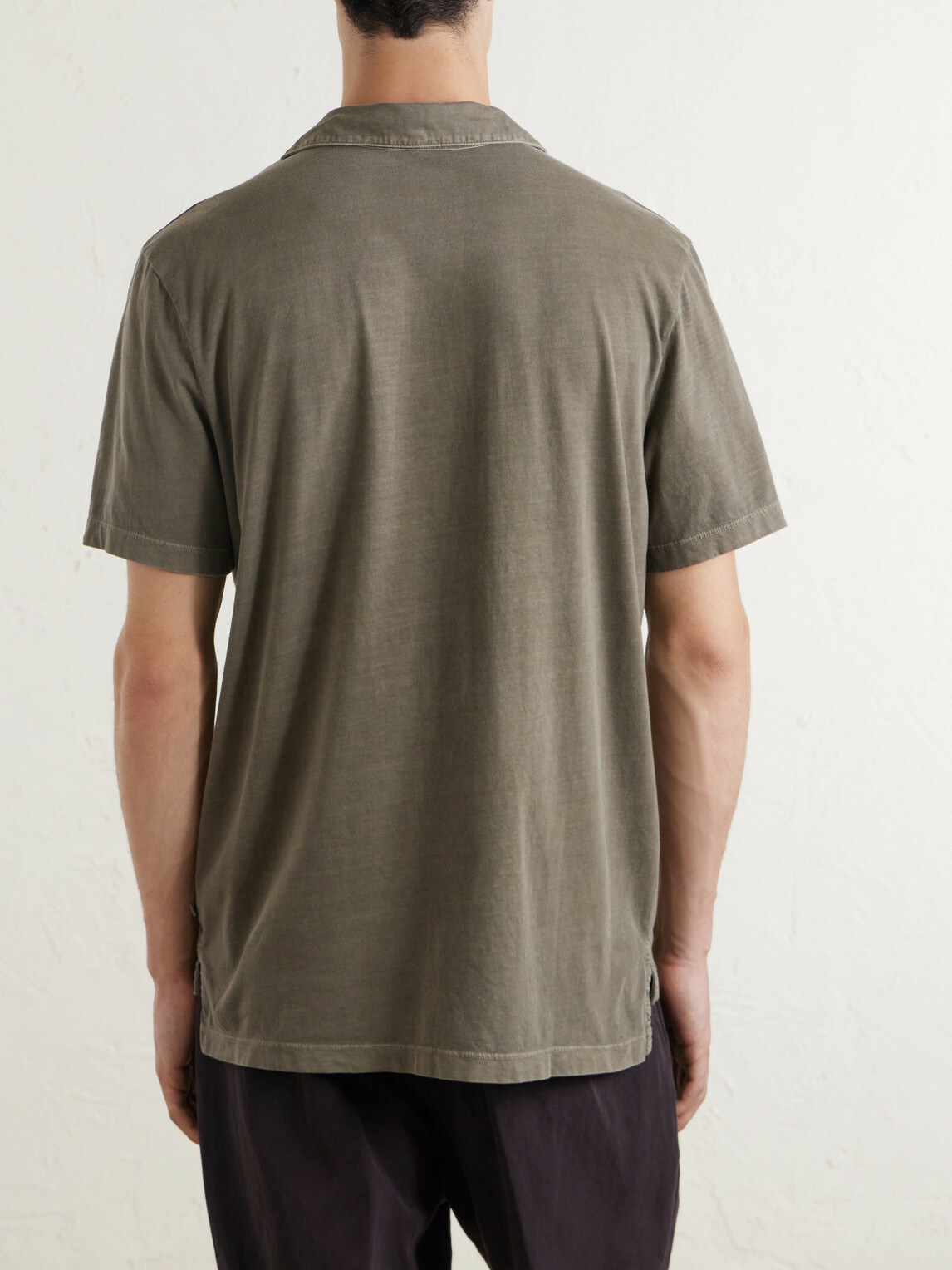 James Perse - Supima Cotton-Jersey Polo Shirt - Green
