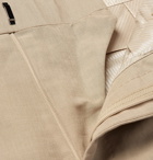 TOM FORD - Sand O'Connor Slim-Fit Linen and Silk-Blend Suit Trousers - Neutrals