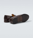 Brunello Cucinelli Leather penny loafers