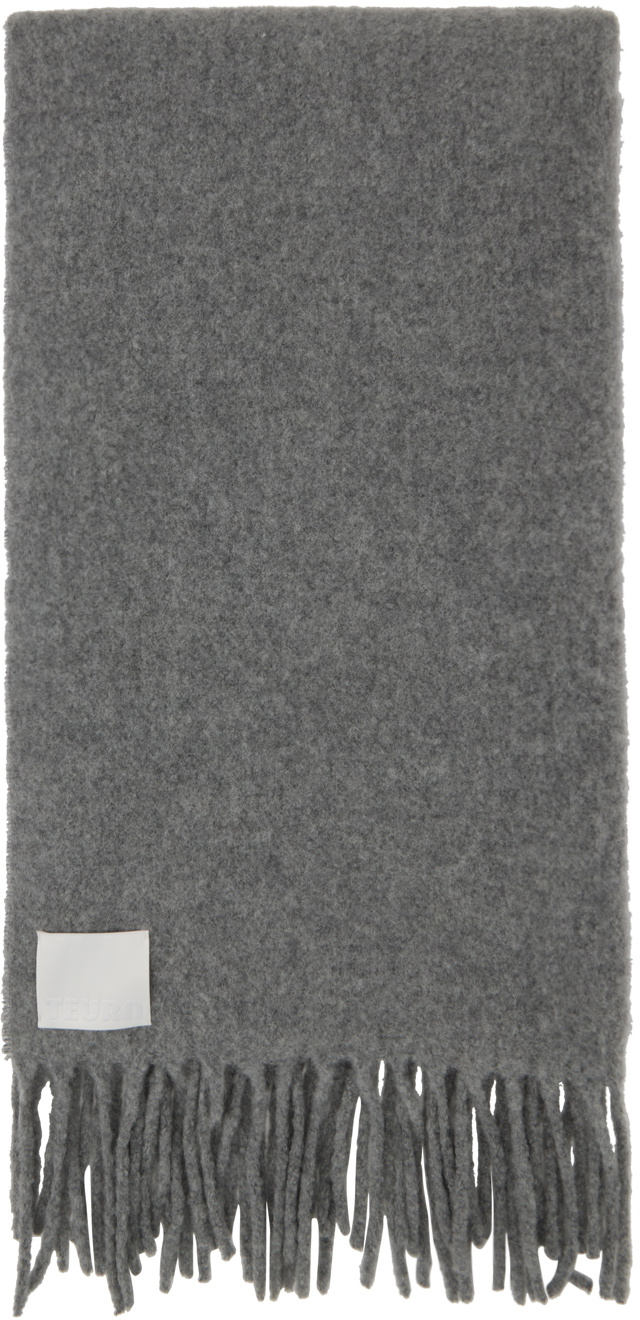 Teurn Studios SSENSE Exclusive Gray Oversized Scarf