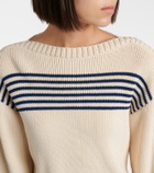 Balenciaga Striped cotton sweater