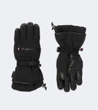 Moncler Grenoble Leather-trimmed ski gloves