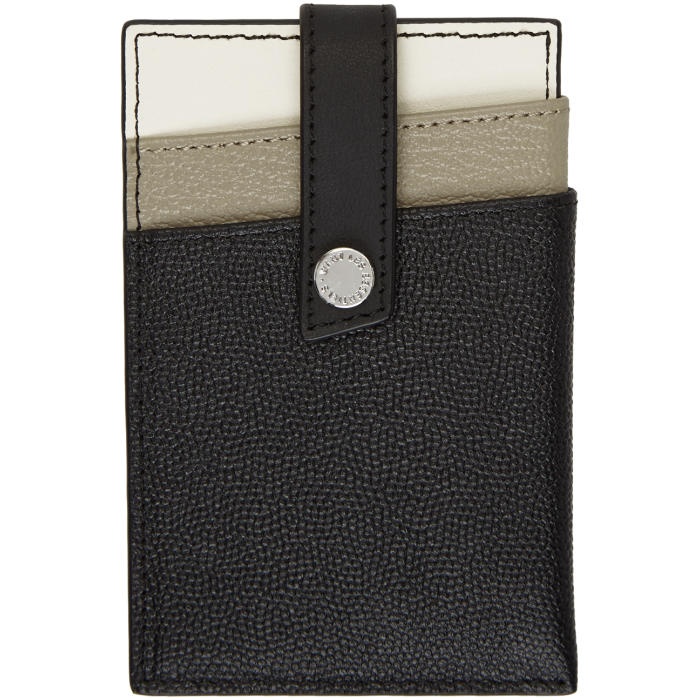 Photo: Want Les Essentiels Grey and Black Kennedy Money Clip Card Holder