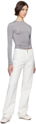 CDLP Gray Lightweight Long Sleeve T-shirt
