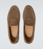 Christian Louboutin Varsiboat leather slip-on shoes