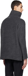 CCP Gray Paneled Turtleneck