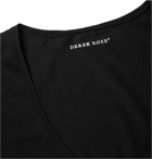 Derek Rose - Jack Stretch-Pima Cotton T-Shirt - Men - Black
