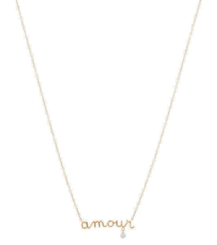 Photo: Persée Around the Words 18kt gold necklace with diamonds