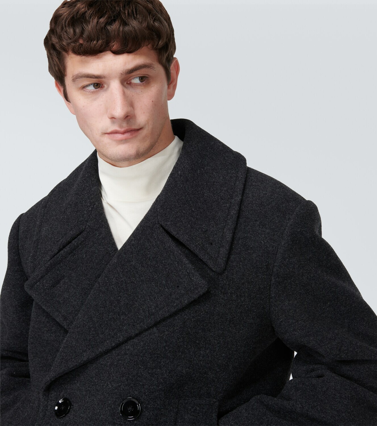 Lemaire Double-breasted wool peacoat Lemaire