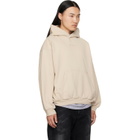 Balenciaga Beige Distressed Hoodie