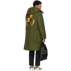 Gucci Green Teddy Bear Coat
