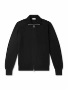 Ghiaia Cashmere - Cashmere Zip-Up Sweater - Black