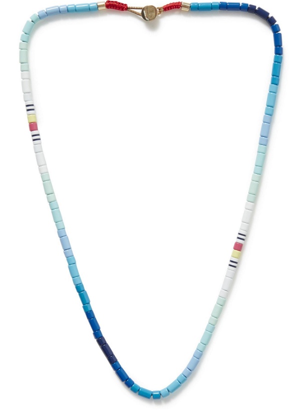 Photo: ROXANNE ASSOULIN - Color Therapy Enamel and Gold-Tone Necklace