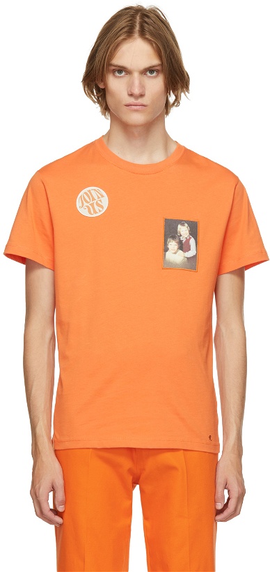 Photo: Raf Simons Orange 'Join Us' T-Shirt