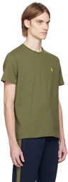 Polo Ralph Lauren Khaki Embroidered T-Shirt