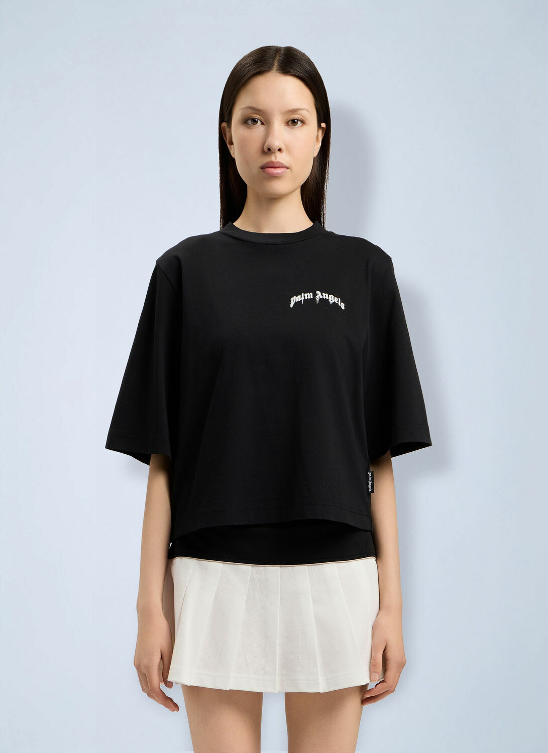 Palm Angels Mini Curved Logo Boxy T-Shirt