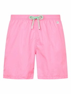 MC2 Saint Barth Man Lightweight Fabric Pink Swim Shorts Lighting Pantone | Pantone® Special Edition