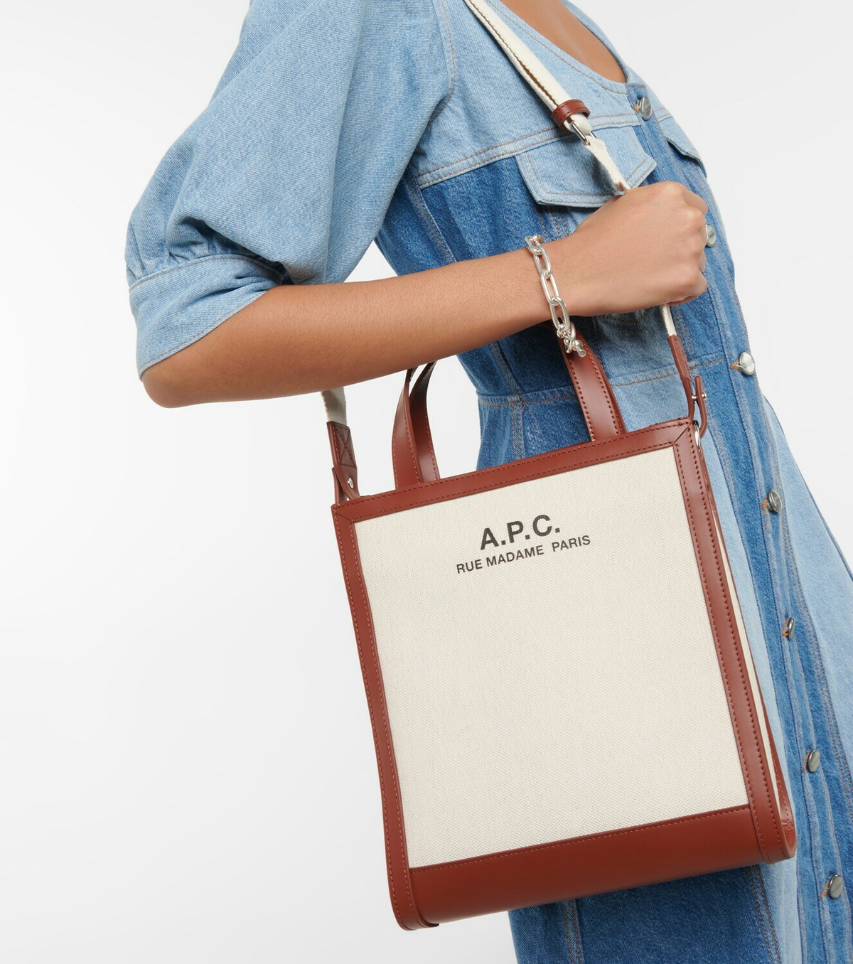 A.P.C. - Camille Small canvas tote abg A.P.C.