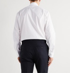 Favourbrook - Nehru-Collar Cotton-Poplin Shirt - White
