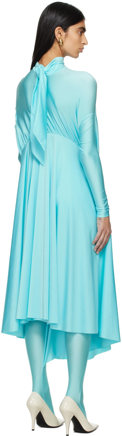 Marie Adam-Leenaerdt Blue Table Cover Maxi Dress