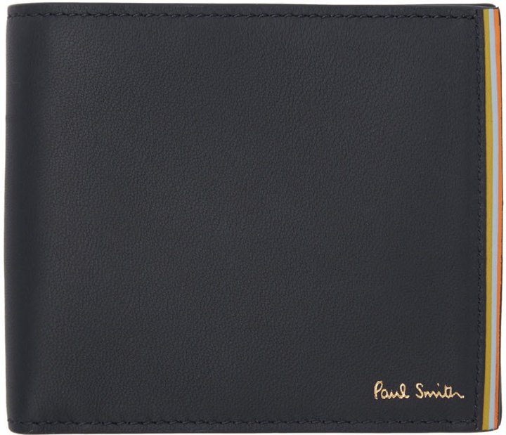 Photo: Paul Smith Navy Stripe Bifold Wallet