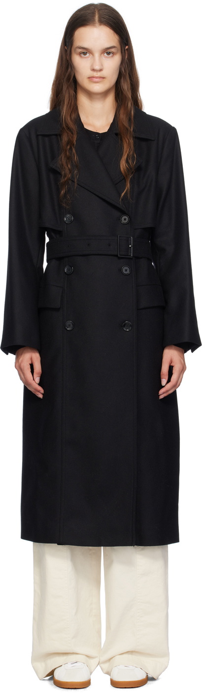 BOSS Black Belted Coat