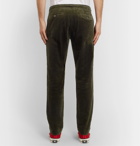 NN07 - Copenhagen Slim-Fit Cotton-Corduroy Drawstring Trousers - Green