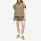 Adidas x FOG Women's Adidas x Fear of God Athletics Moc Neck Sweat in Clay