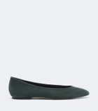 Aeyde Ellie suede ballet flats