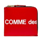 Comme des Garçons SA3100HL Huge Logo Wallet in Red