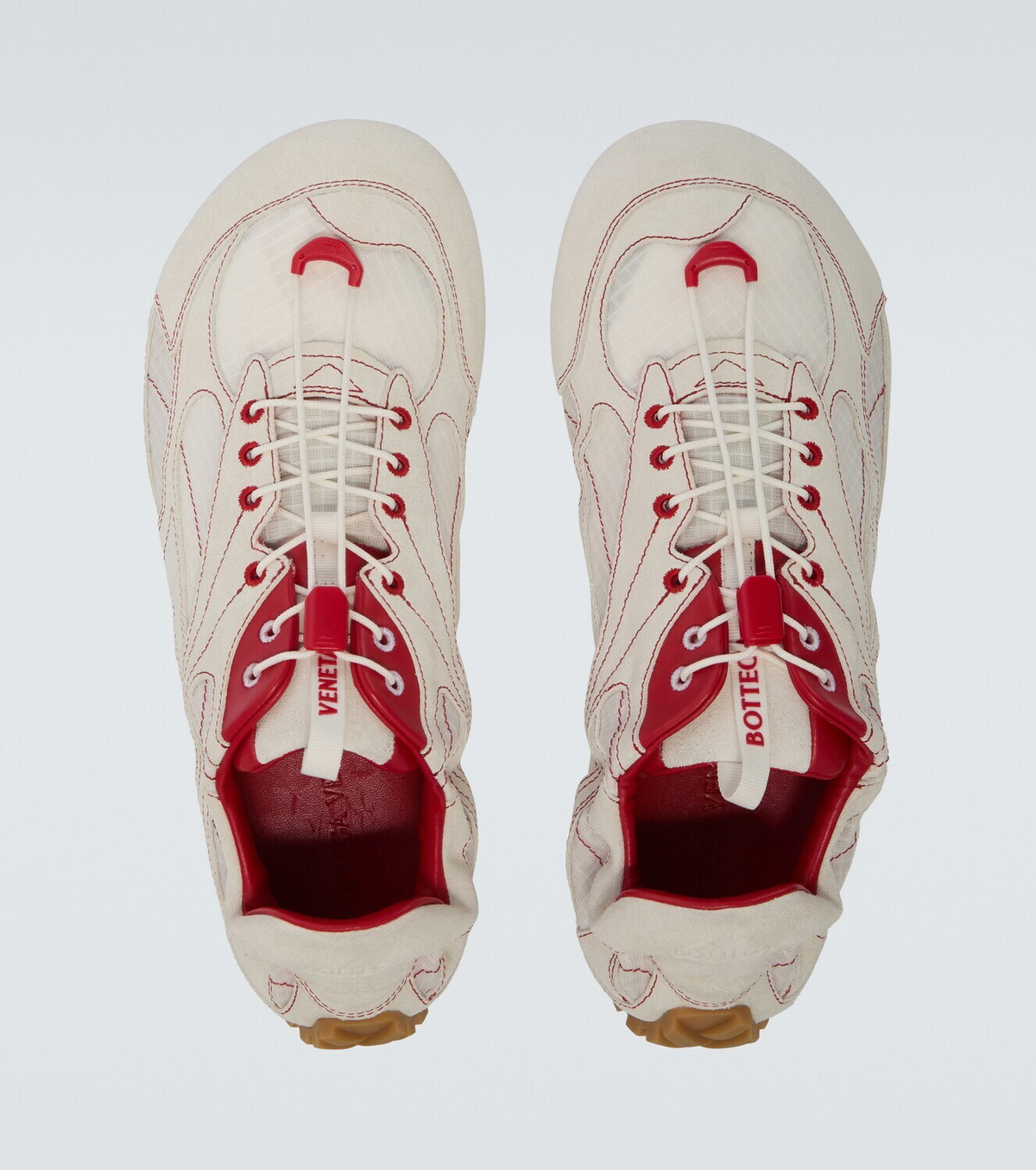 Bottega Veneta Orbit suede-trimmed sneakers