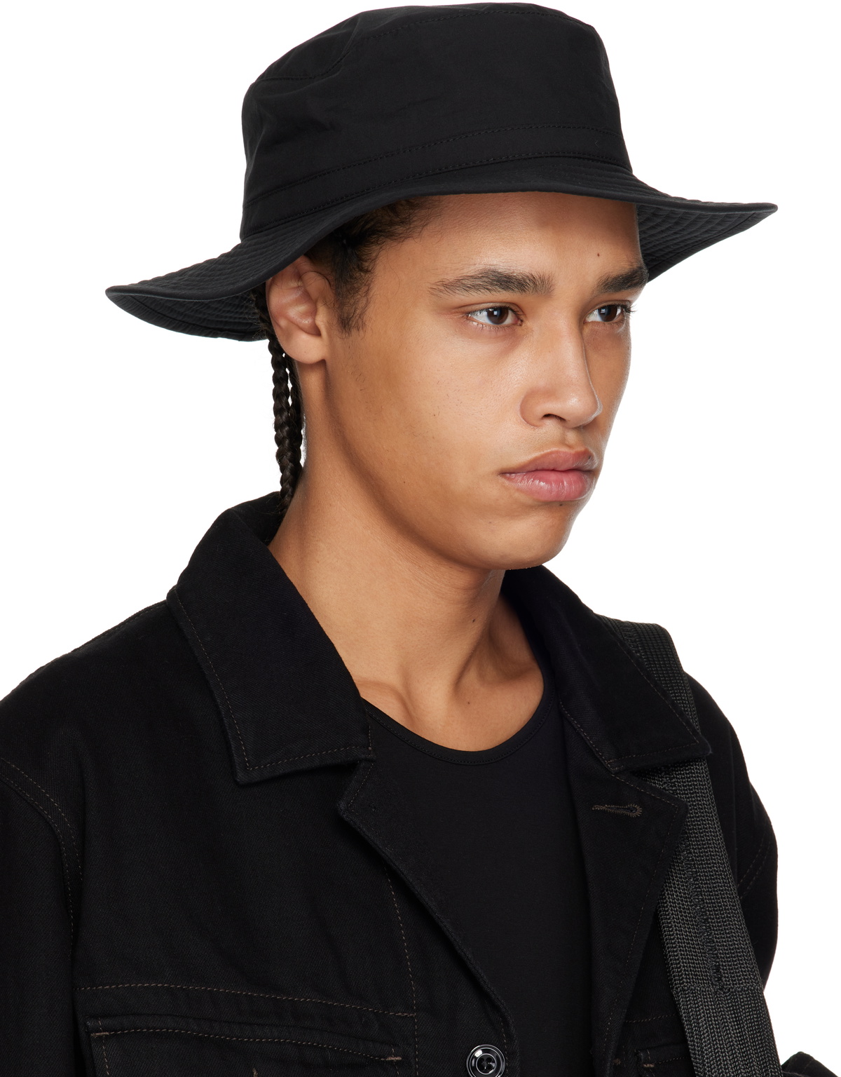 LEMAIRE Black Cricket Bucket Hat Lemaire