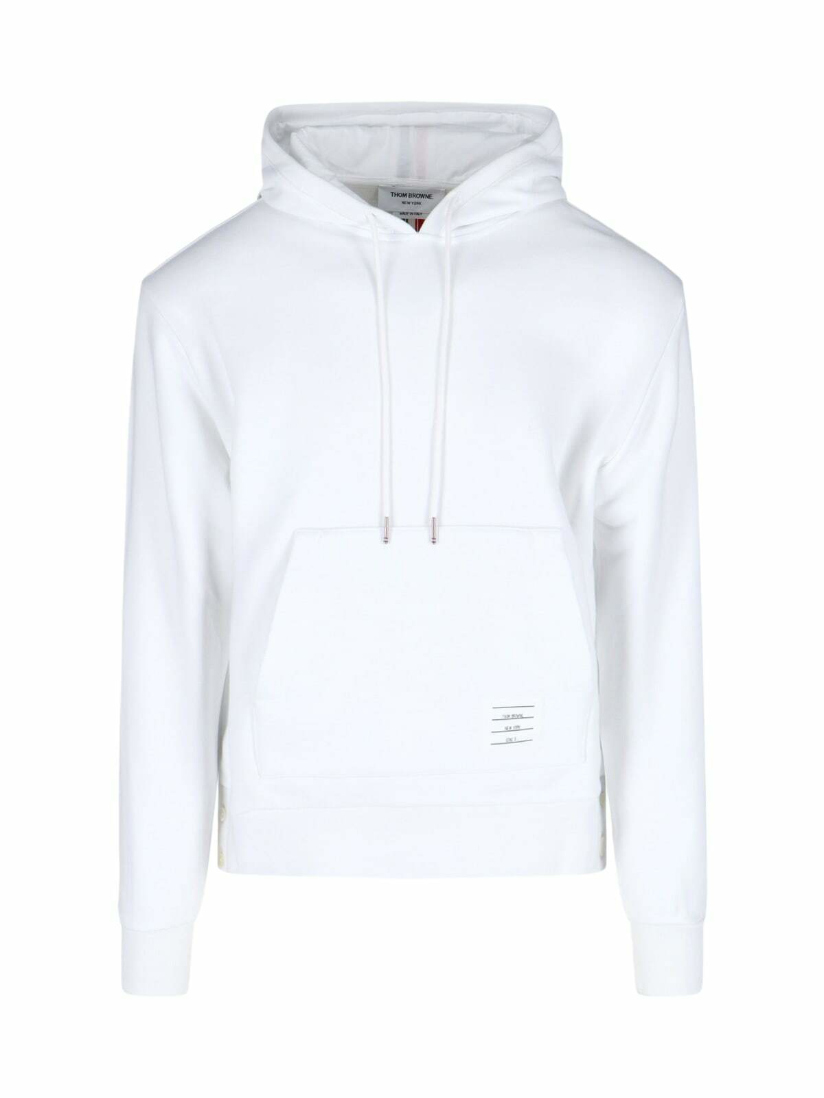 スウェット・トレーナー THOM BROWNE WHITE COTTON SWEATSHIRT P00431761.jpg
