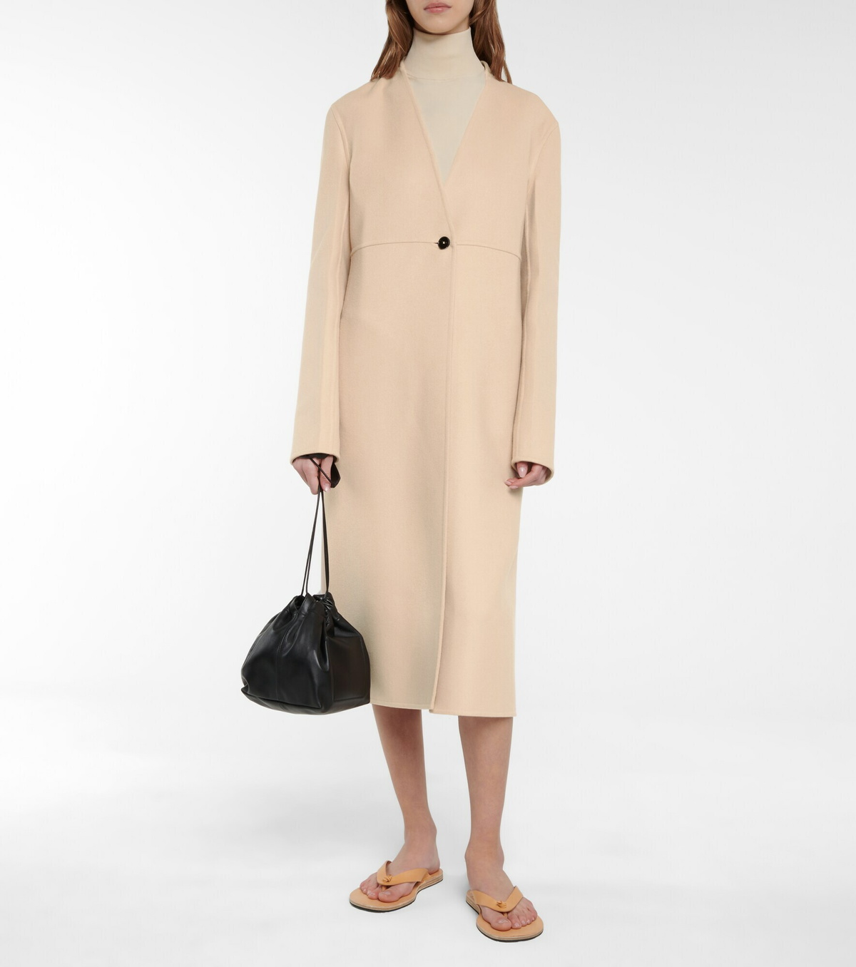 Jil Sander - Leather thong sandals Jil Sander