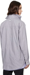 Prototypes Gray & Blue Double Layer Shirt
