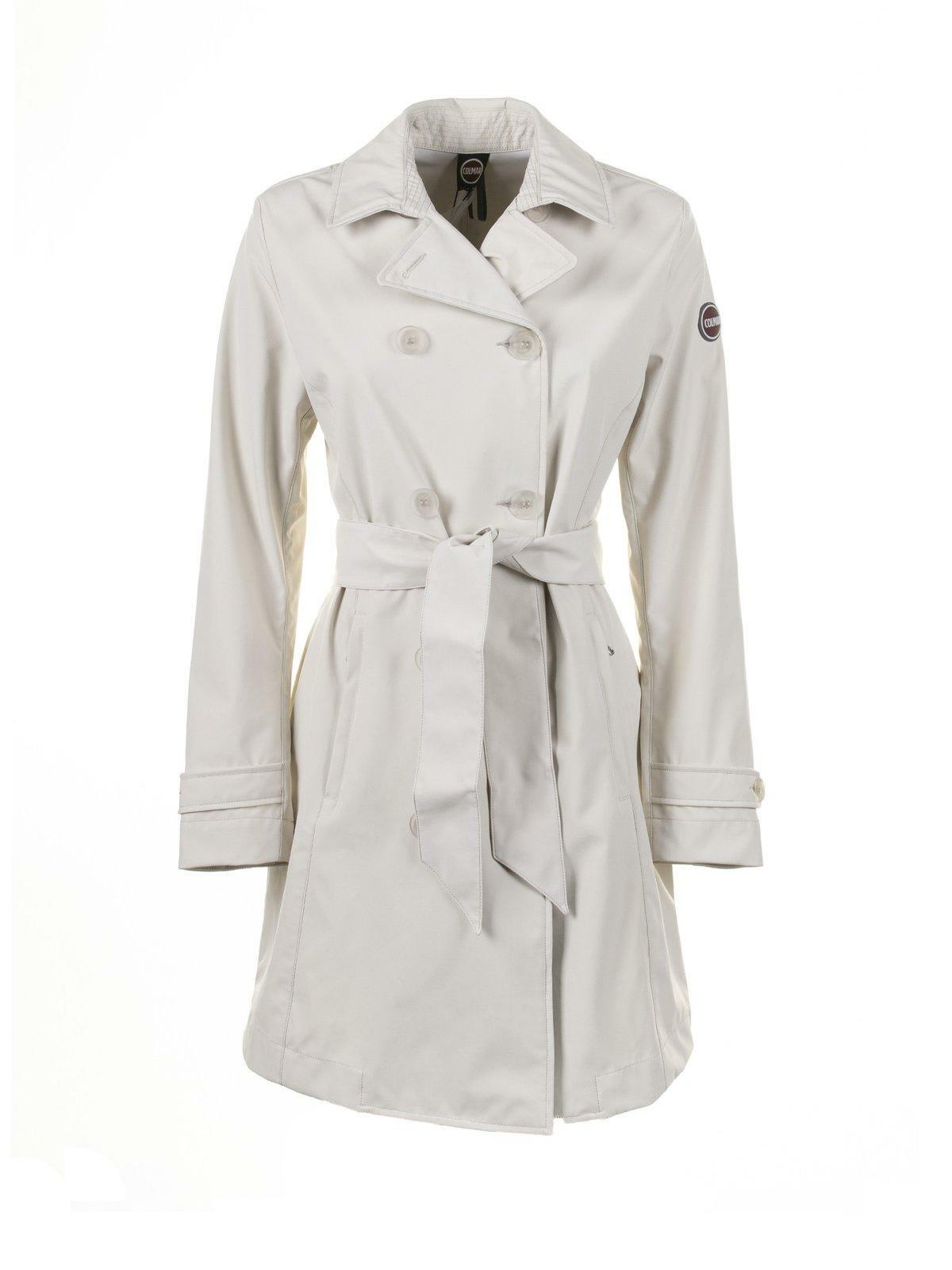 Colmar Logo-patch Double-breasted Belted Trench Coat