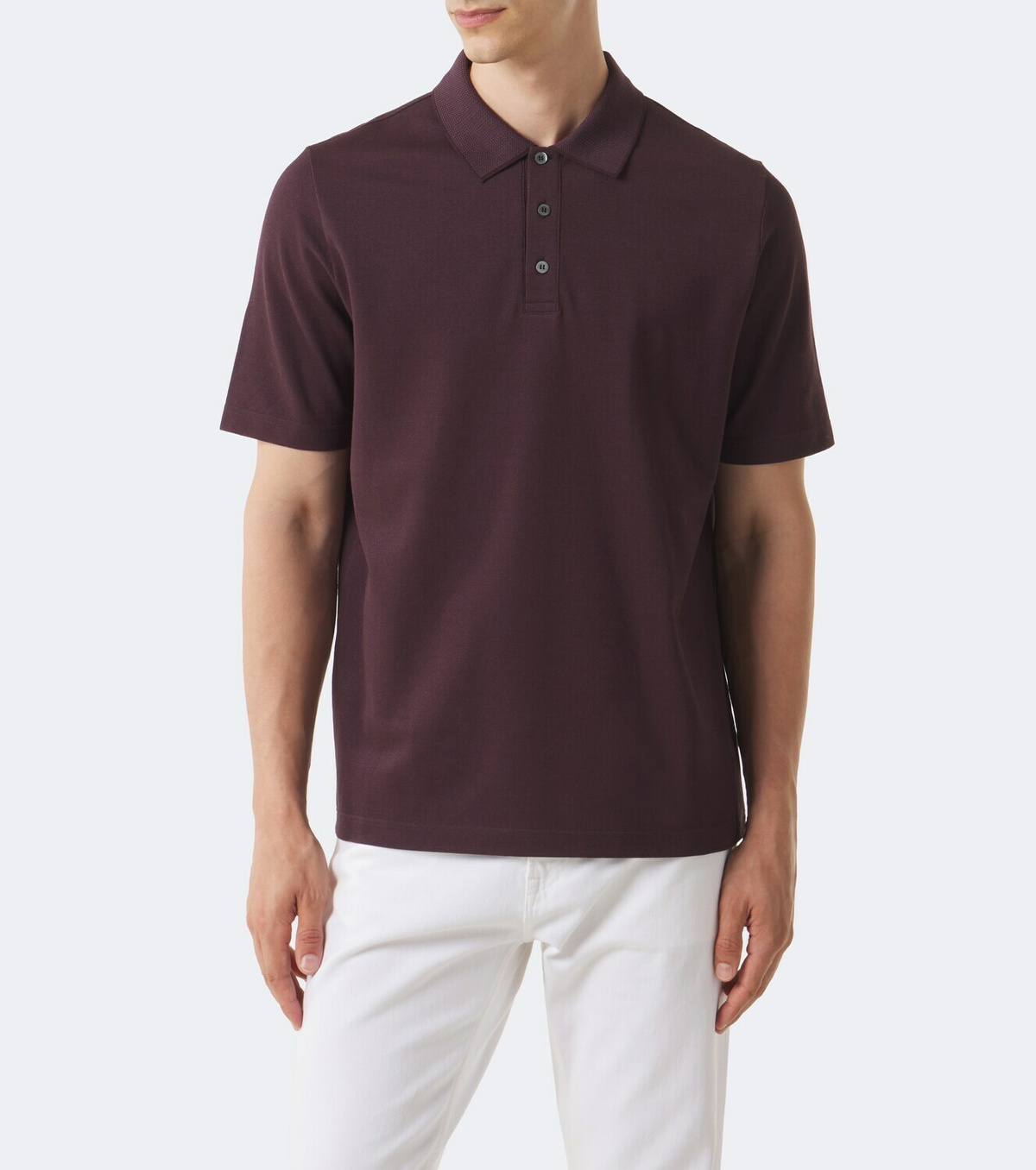 Canali Cotton polo shirt