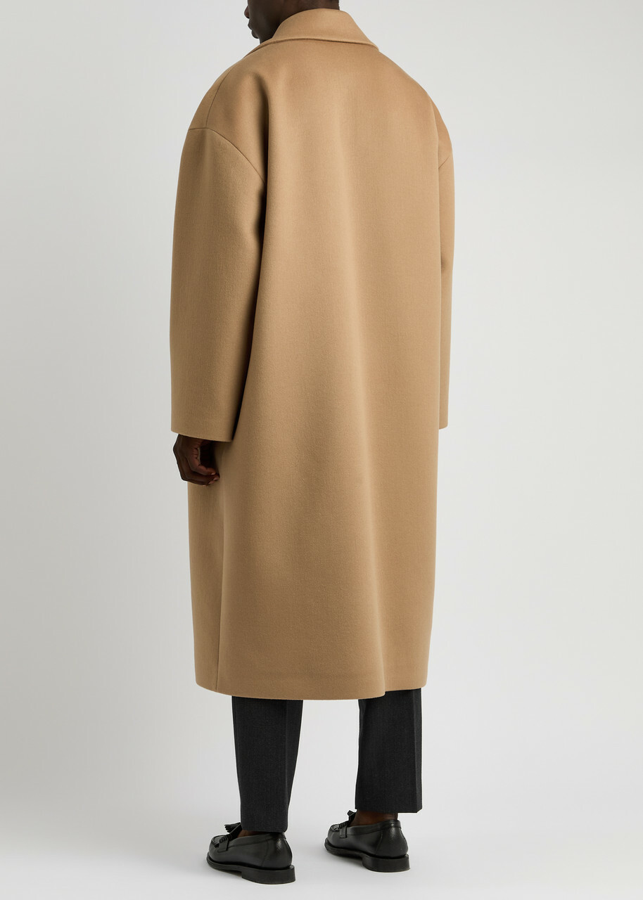 Valentino Wool and Cashmere-blend Coat Beige Valentino