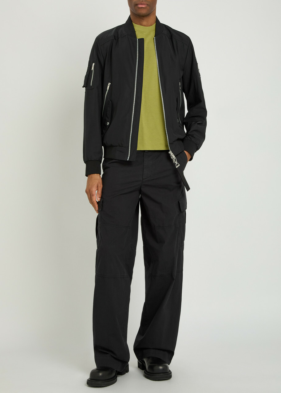 Moose Knuckles Courville Shell Bomber Jacket Black
