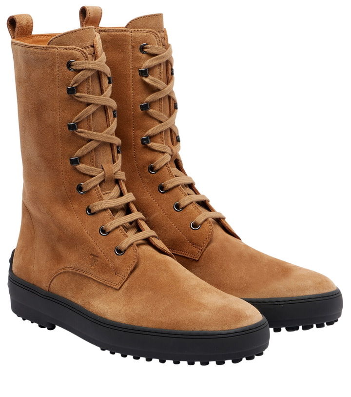 Photo: Tod's Winter Gommino suede ankle boots