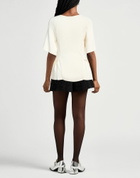 Cedric Charlier Womens Sweater in Off white