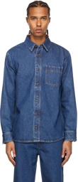 A.P.C. Indigo Denim Cyril Shirt