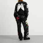 SKIMS Women's x CPFM Cotton Fleece Classic Crewneck in Onyx Snowman Print