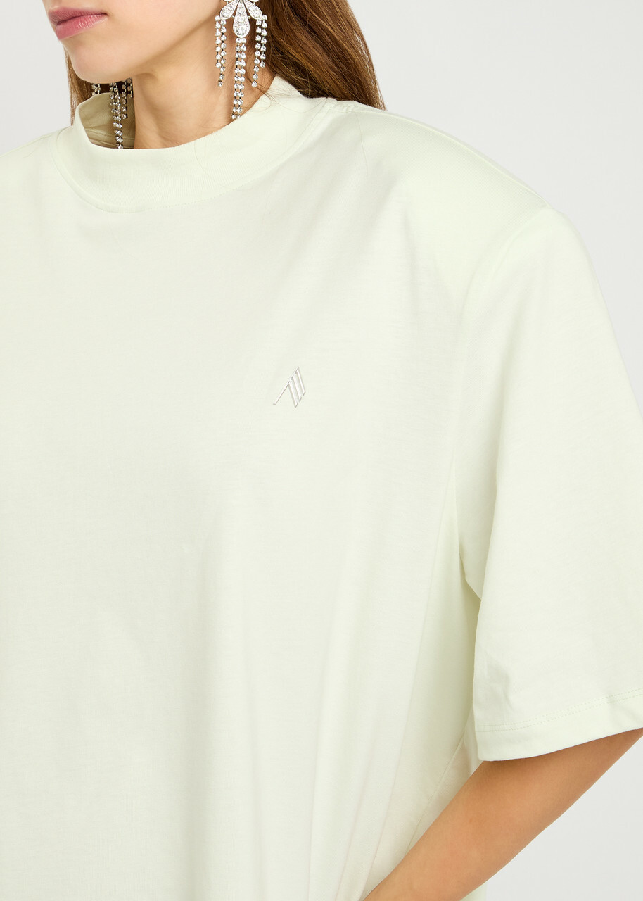 The Attico Killie Oversized Cotton T-shirt Off White