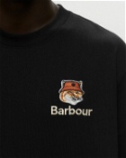 Barbour Barbour X Maison Kitsune Fox Head L/S Tee Black - Mens - Longsleeves